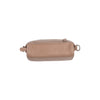 Leather Shoulder Bag Taupe Miloa