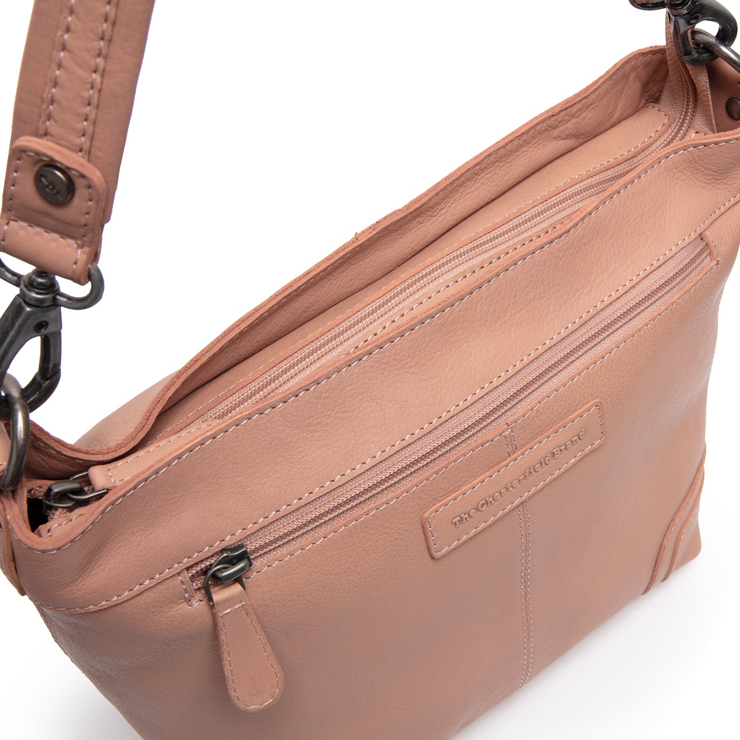 Leather Shoulder Bag Vintage Rose Zarita