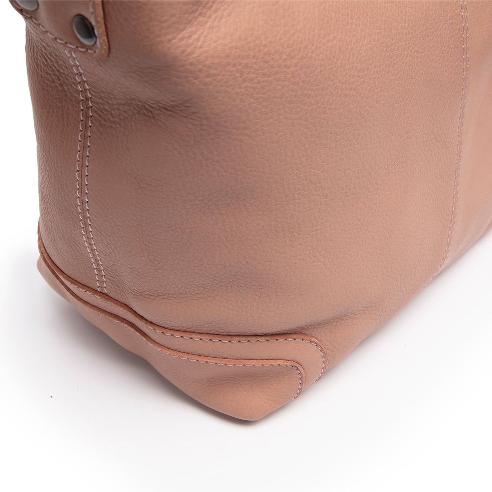 Leather Shoulder Bag Vintage Rose Zarita