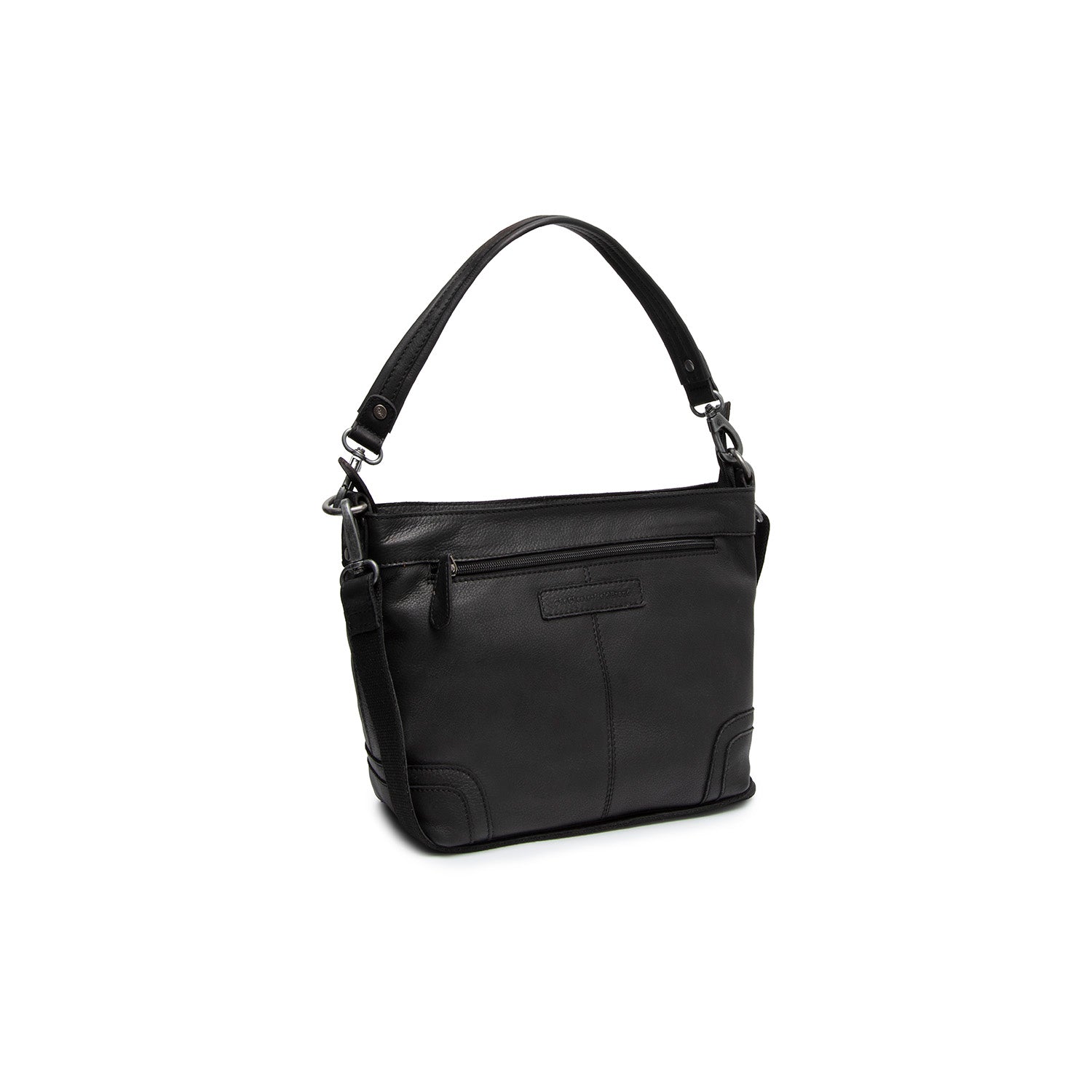 Leather Shoulder Bag Black Zarita