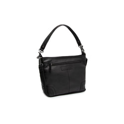 Leather Shoulder Bag Black Zarita