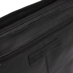 Leather Shoulder Bag Black Zarita