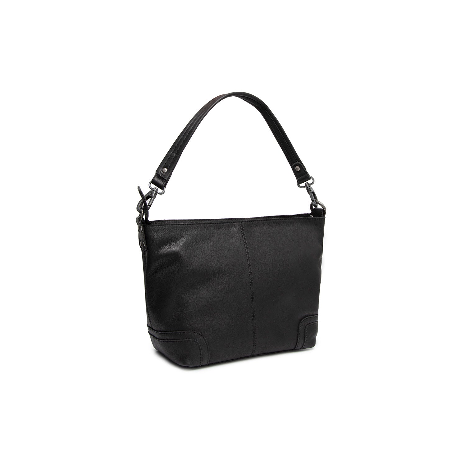 Leather Shoulder Bag Black Zarita