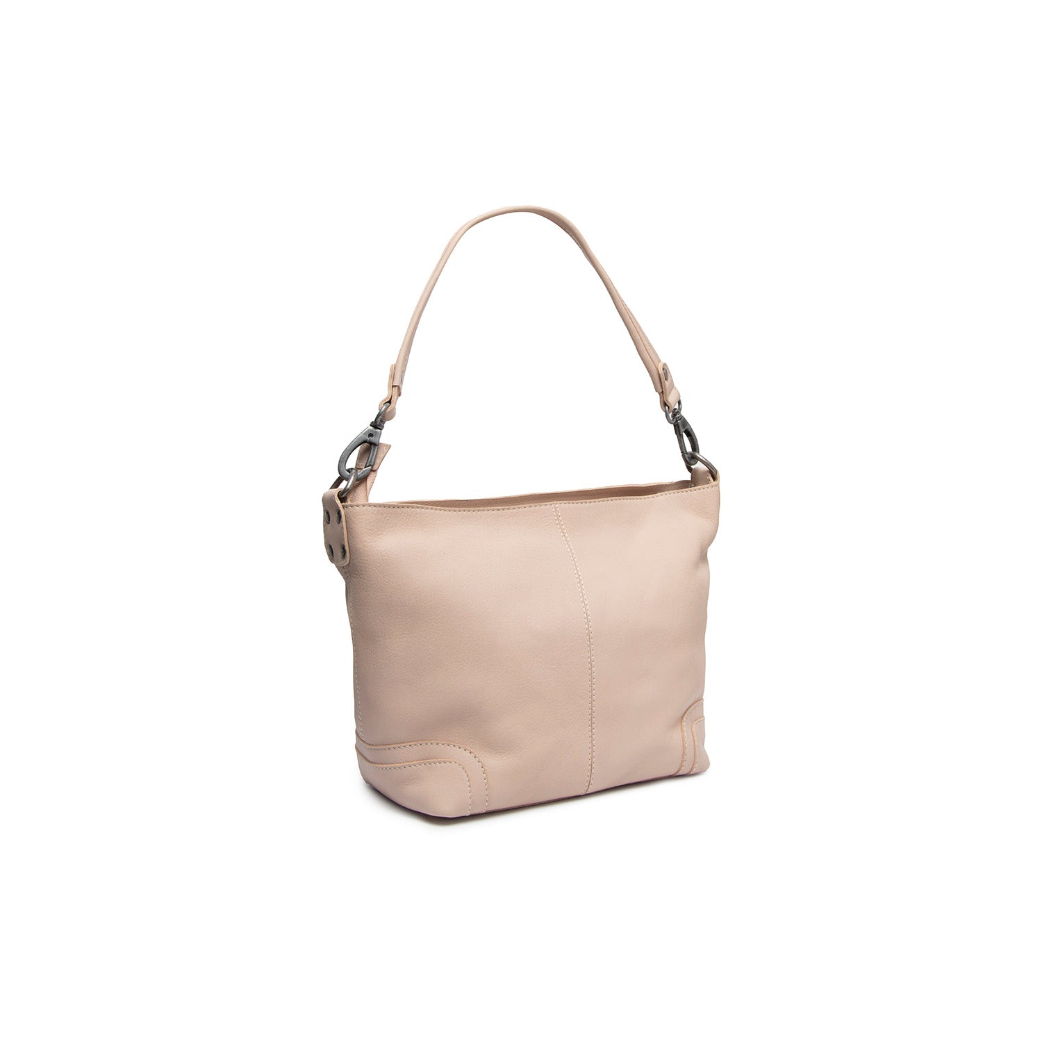 Leather Shoulder Bag Beige Zarita