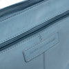 Leather Shoulder Bag Sky Blue Zarita