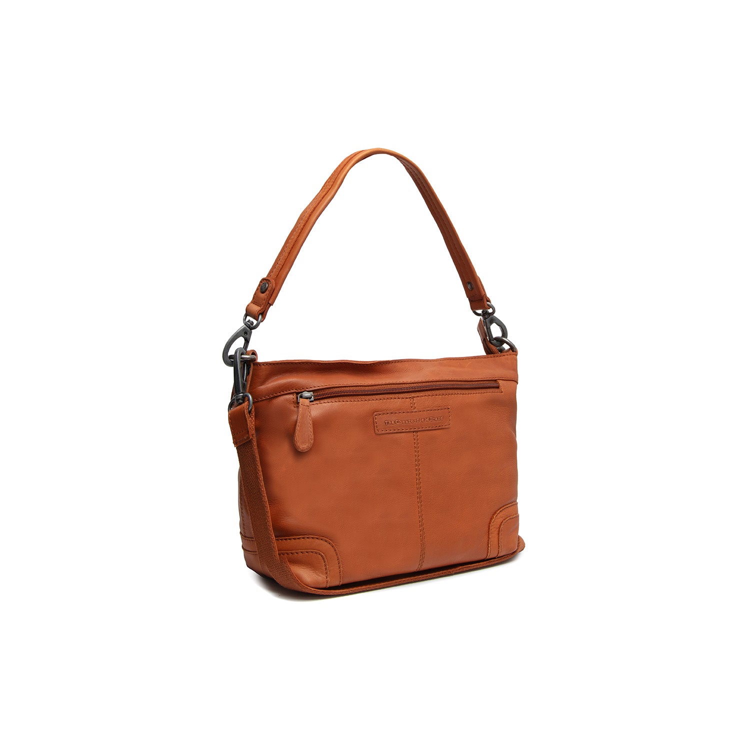 Leather Shoulder Bag Cognac Zarita