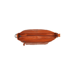 Leather Shoulder Bag Cognac Zarita