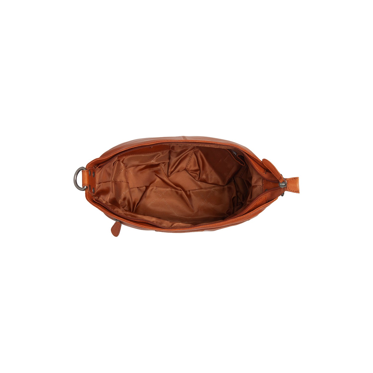 Leather Shoulder Bag Cognac Zarita