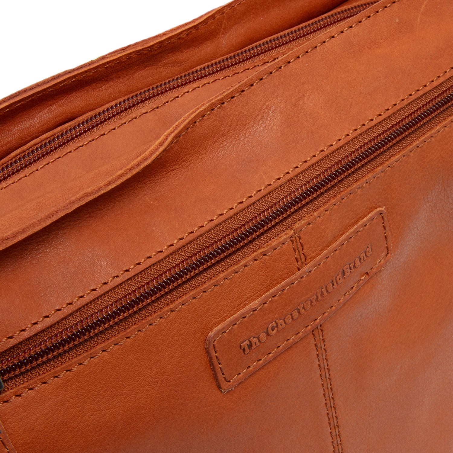 Leather Shoulder Bag Cognac Zarita