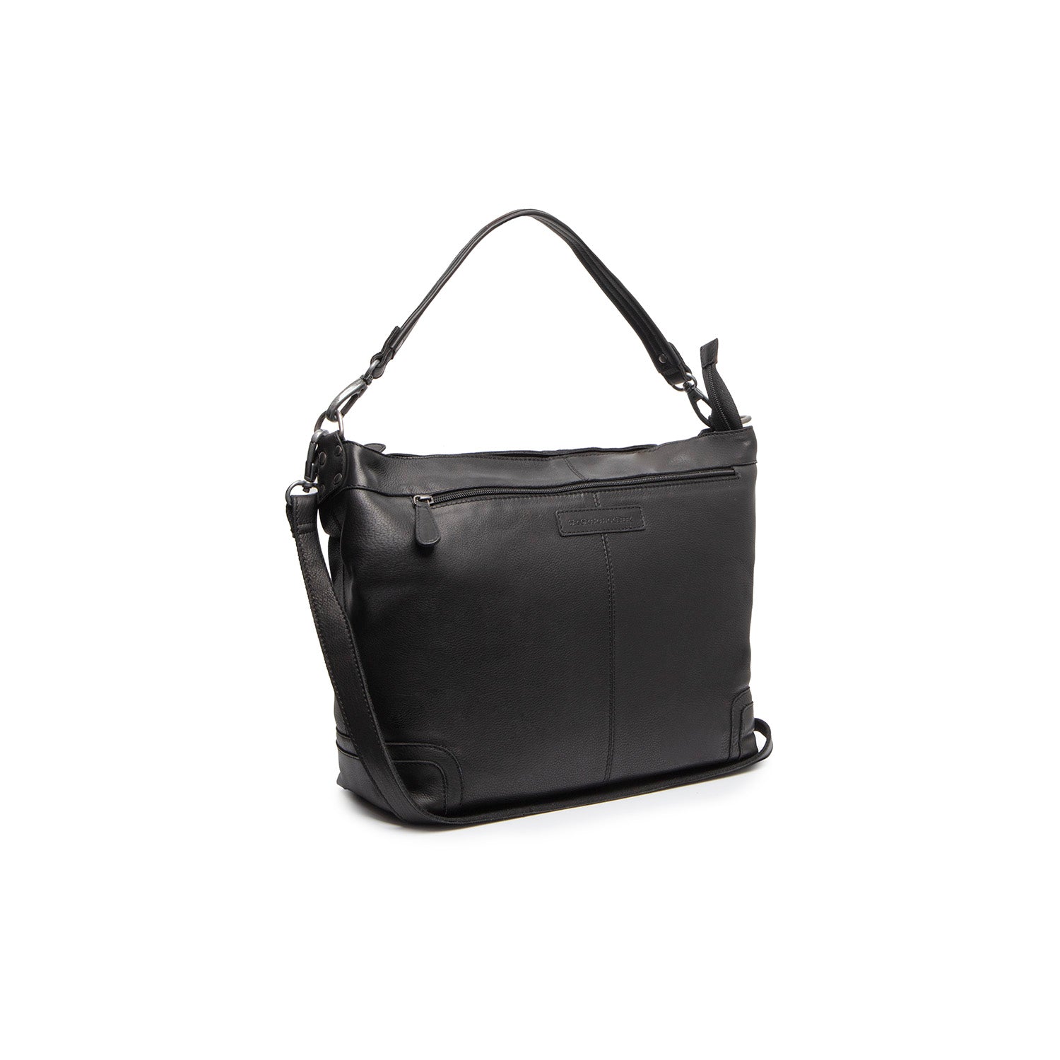 Leather Shoulder Bag Black Astero