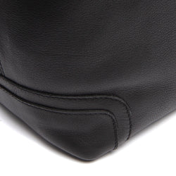 Leather Shoulder Bag Black Astero