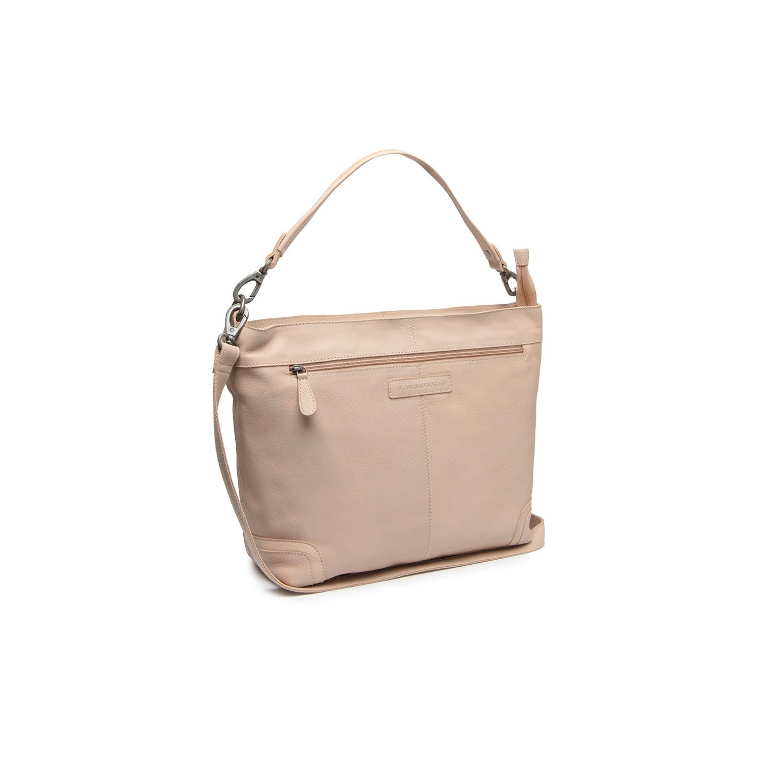 Leather Shoulder Bag Beige Astero