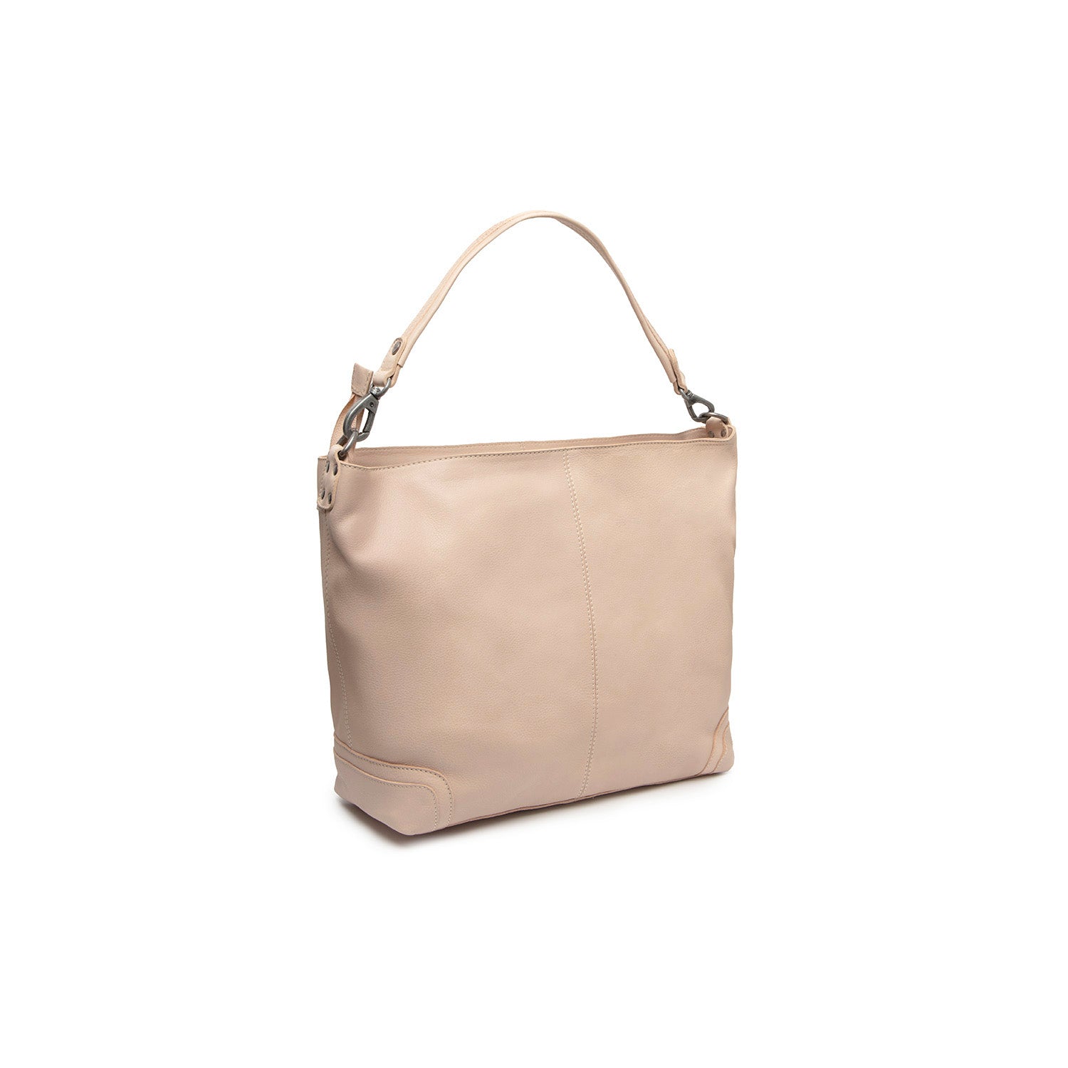 Leather Shoulder Bag Beige Astero
