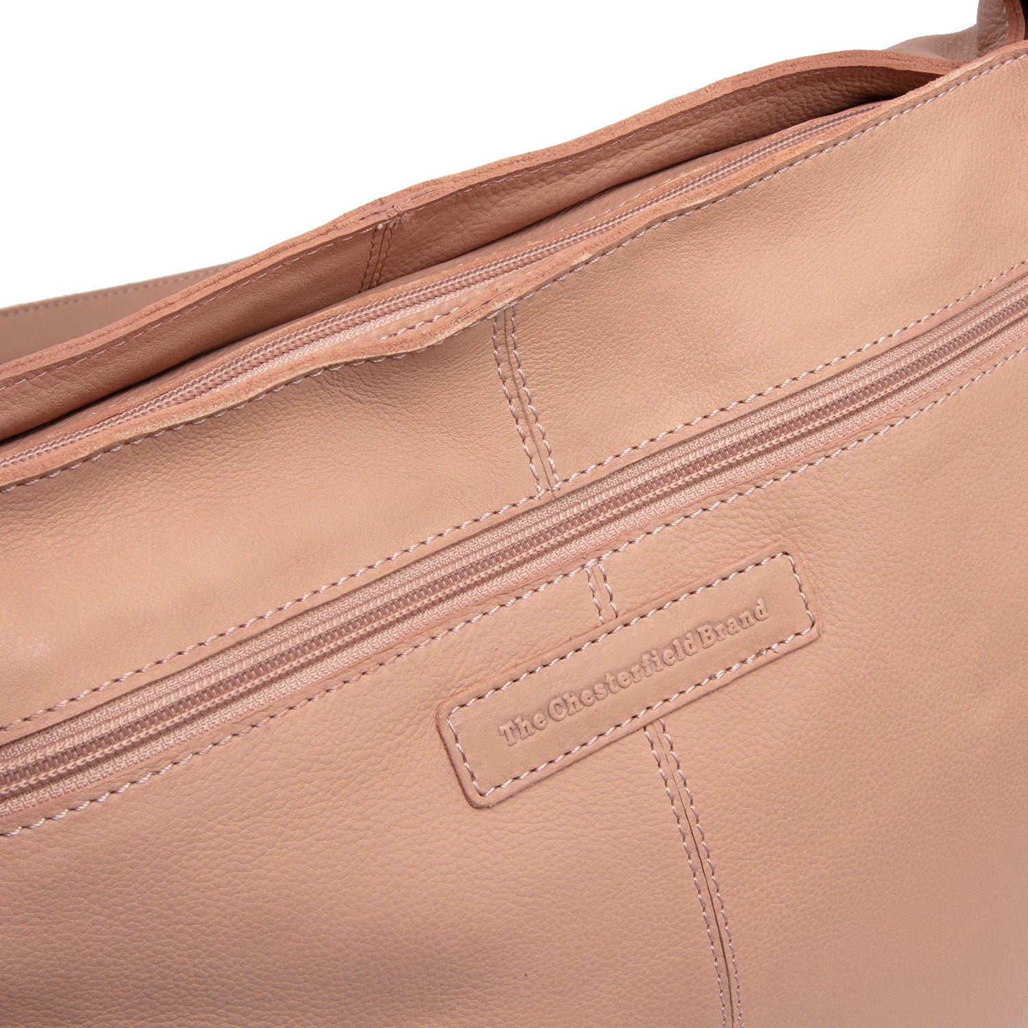 Leather Shoulder Bag Vintage Rose Astero