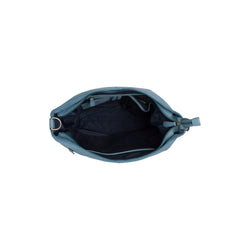 Leather Shoulder Bag Sky Blue Astero