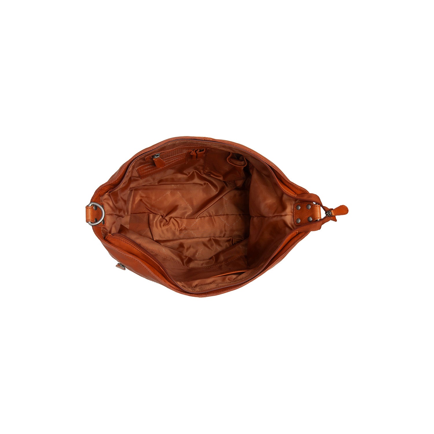 Leather Shoulder Bag Cognac Astero