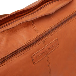 Leather Shoulder Bag Cognac Astero