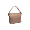 Leather Shoulder Bag Taupe Astero