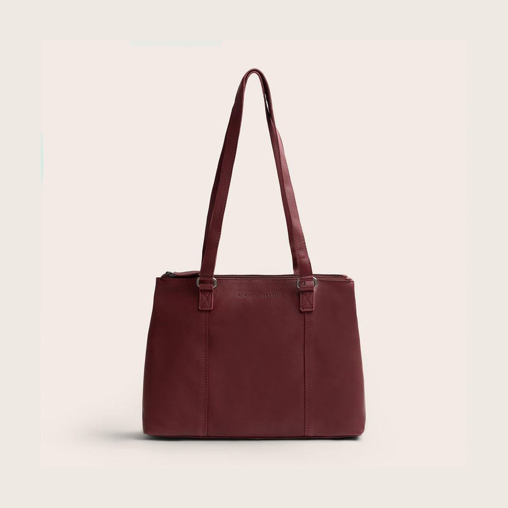 Sac Porté Épaule en Cuir Baie Marvos