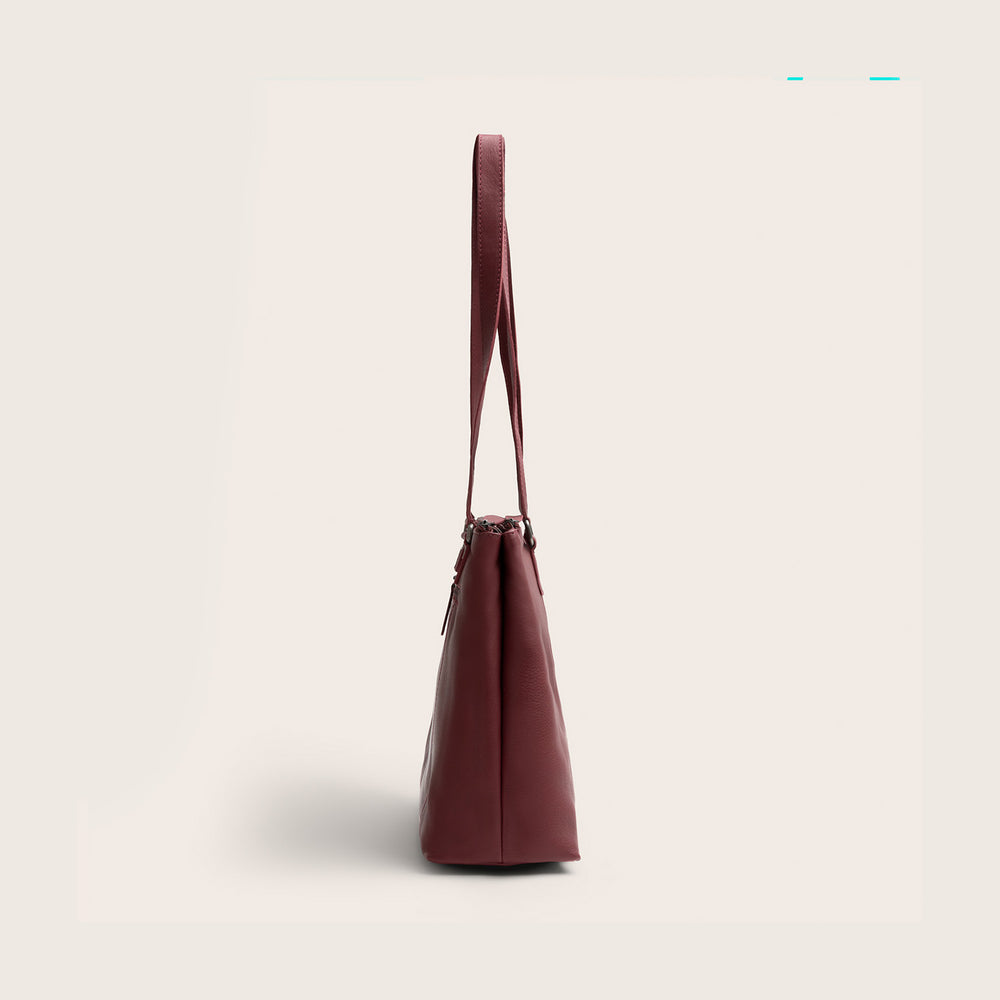 Sac Porté Épaule en Cuir Baie Marvos