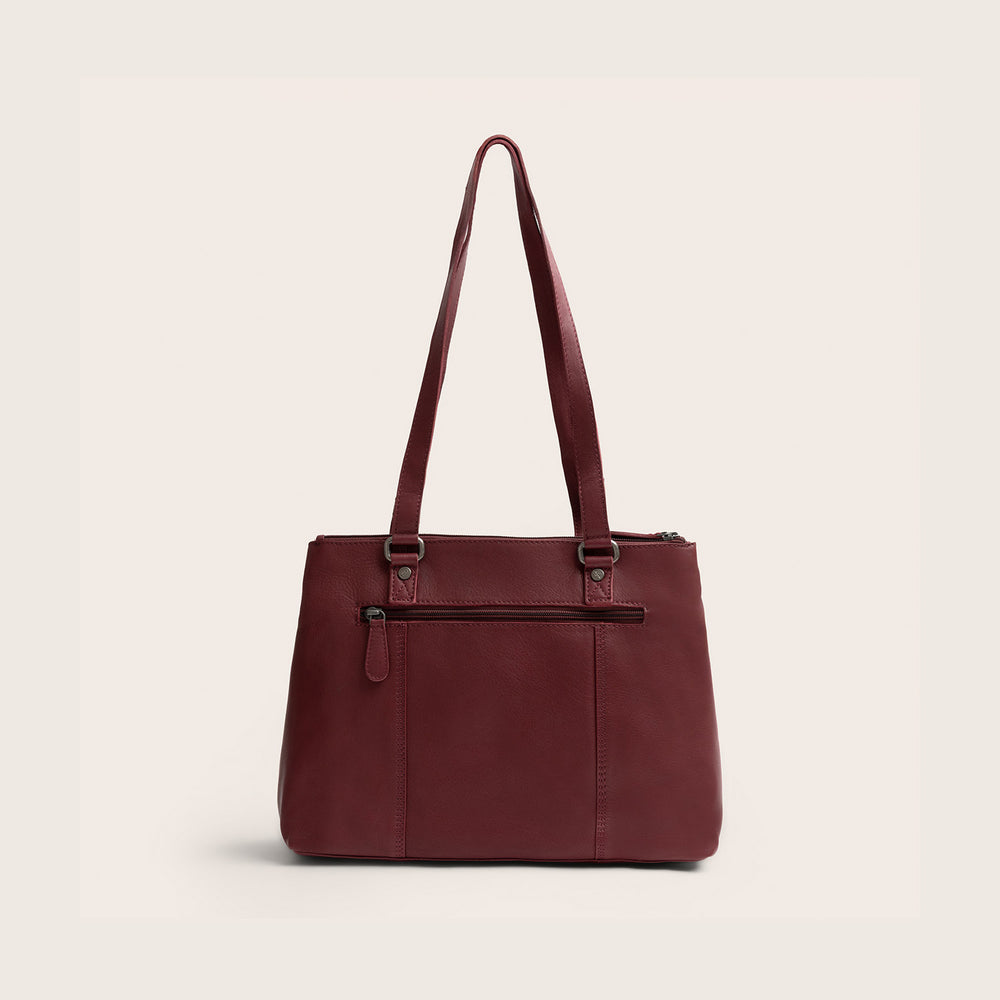 Sac Porté Épaule en Cuir Baie Marvos