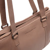 Leder Schultertasche Taupe Marvos