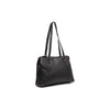 Leren Shoulder Bag Zwart Marvos