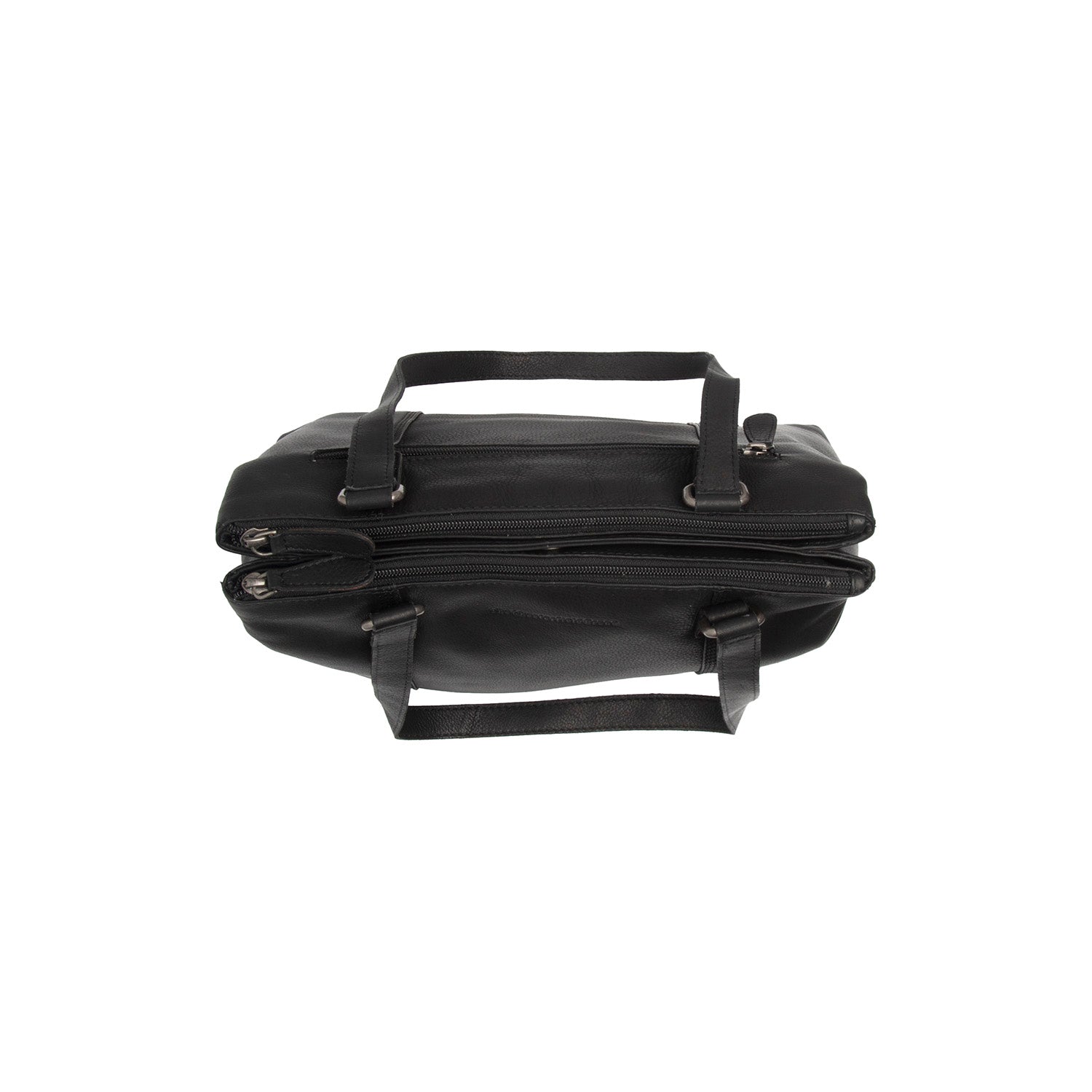 Leren Shoulder Bag Zwart Marvos