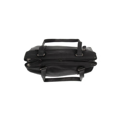 Leren Shoulder Bag Zwart Marvos