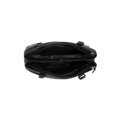 Leren Shoulder Bag Zwart Marvos