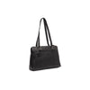 Leren Shoulder Bag Zwart Marvos