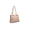 Leder Schultertasche Beige Marvos