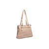 Leder Schultertasche Beige Marvos