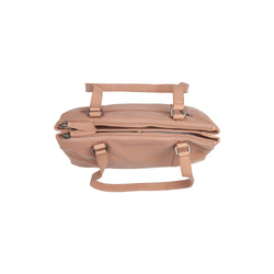 Leren Shoulder Bag Vintage Rose Marvos