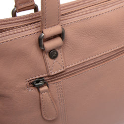 Leren Shoulder Bag Vintage Rose Marvos