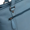 Leder Schultertasche Himmelblau Marvos