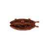 Sac Porté Épaule en Cuir Bag Cognac Marvos
