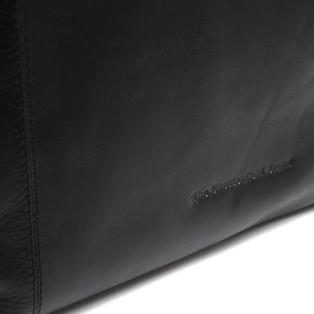 Leather Shoulder Bag Black Zira