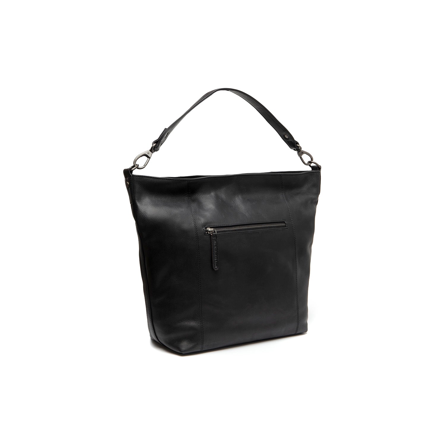 Leather Shoulder Bag Black Zira