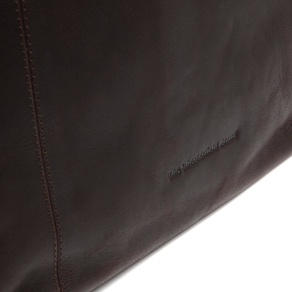 Leather Shoulder Bag Brown Zira