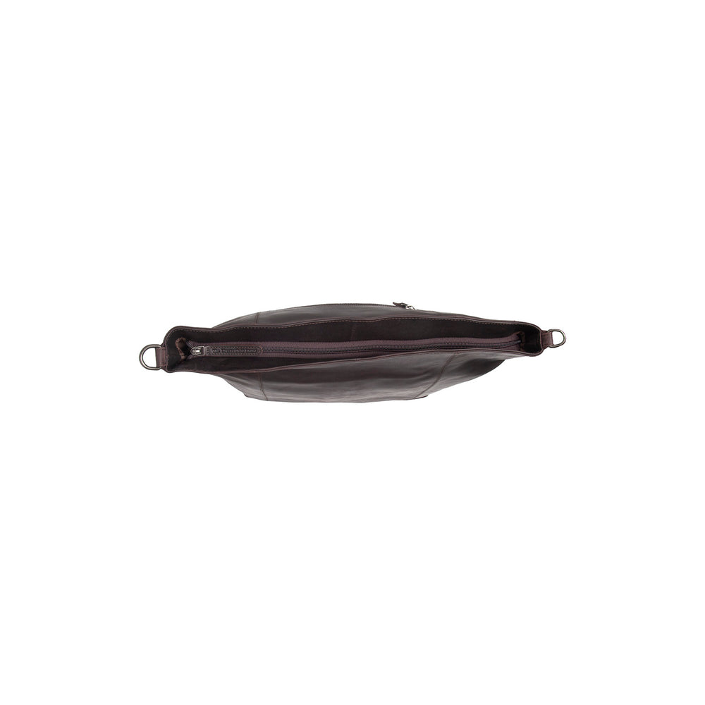 Leather Shoulder Bag Brown Zira