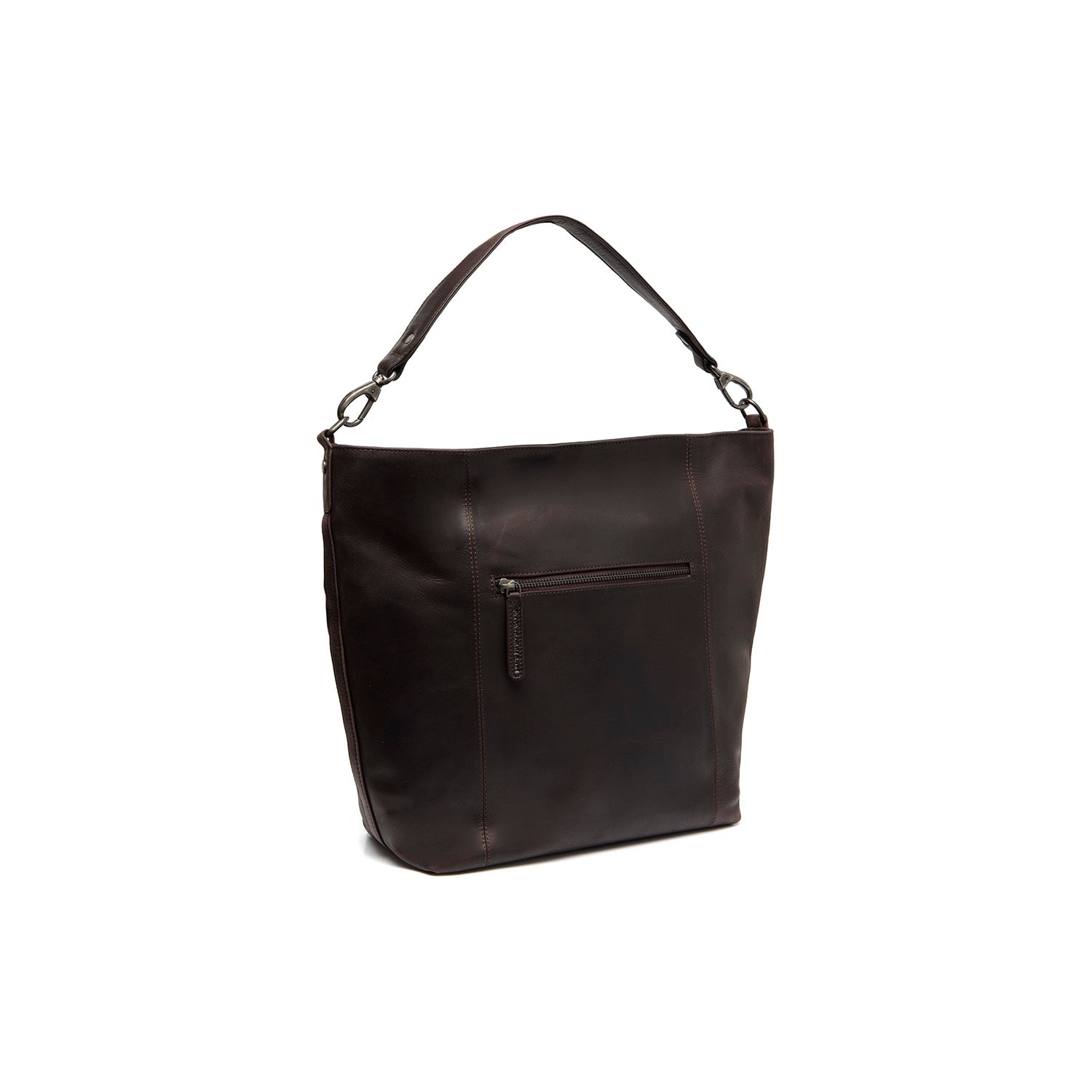 Leather Shoulder Bag Brown Zira for Stylish Organization
