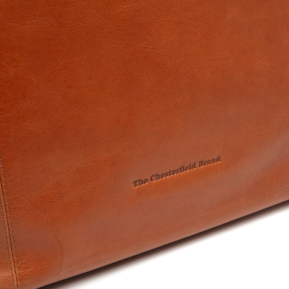 Leather Shoulder Bag Cognac Zira