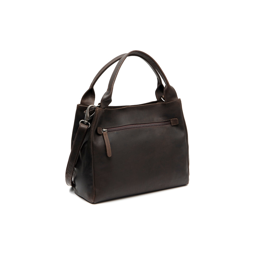 Leather Handbag Brown Tenara