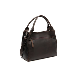 Leather Shoulder Bag Brown Tenara
