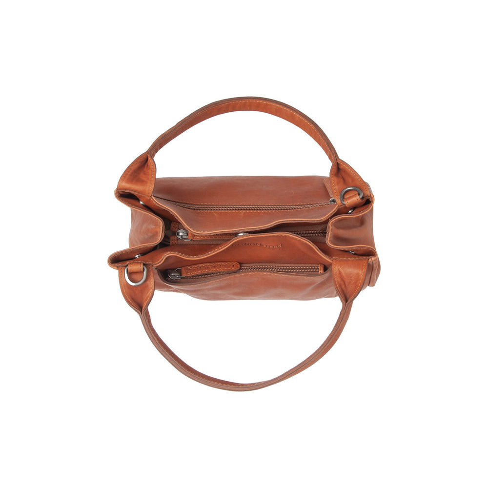 Leather Handbag Cognac Tenara