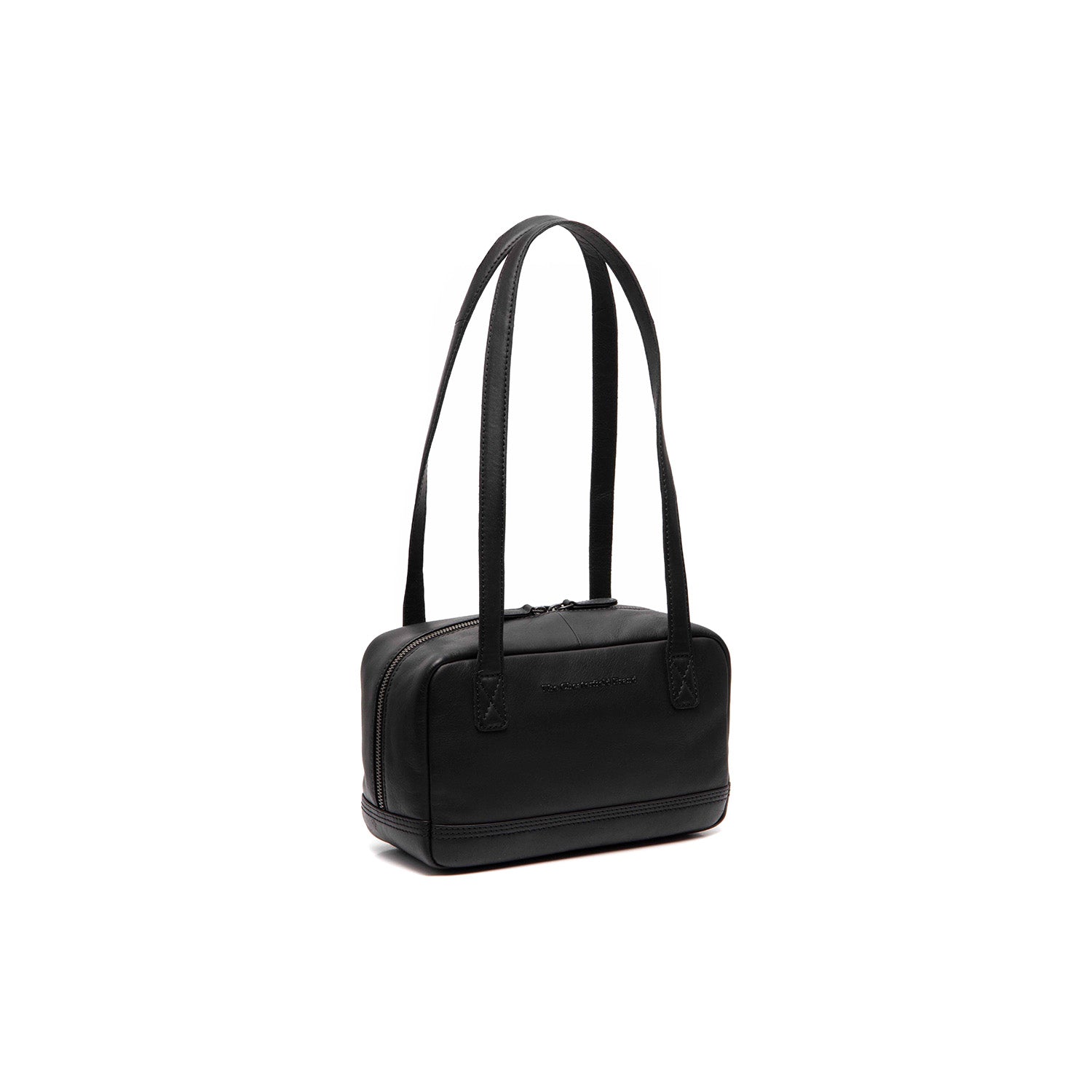 Leren Shoulder Bag Zwart Fenno
