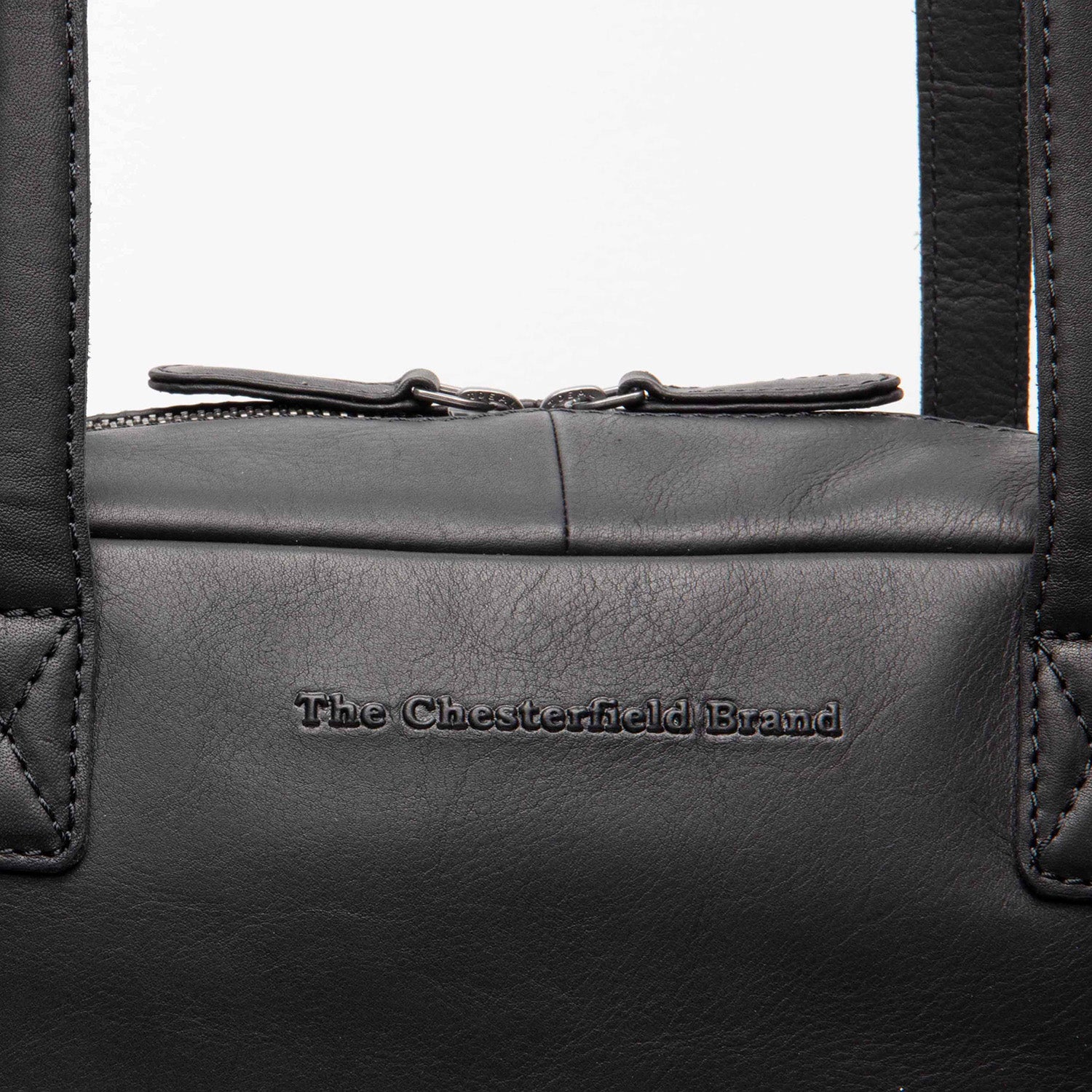 Leren Shoulder Bag Zwart Fenno