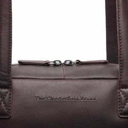 Leather Shoulder Bag Brown Fenno