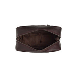 Leather Shoulder Bag Brown Fenno